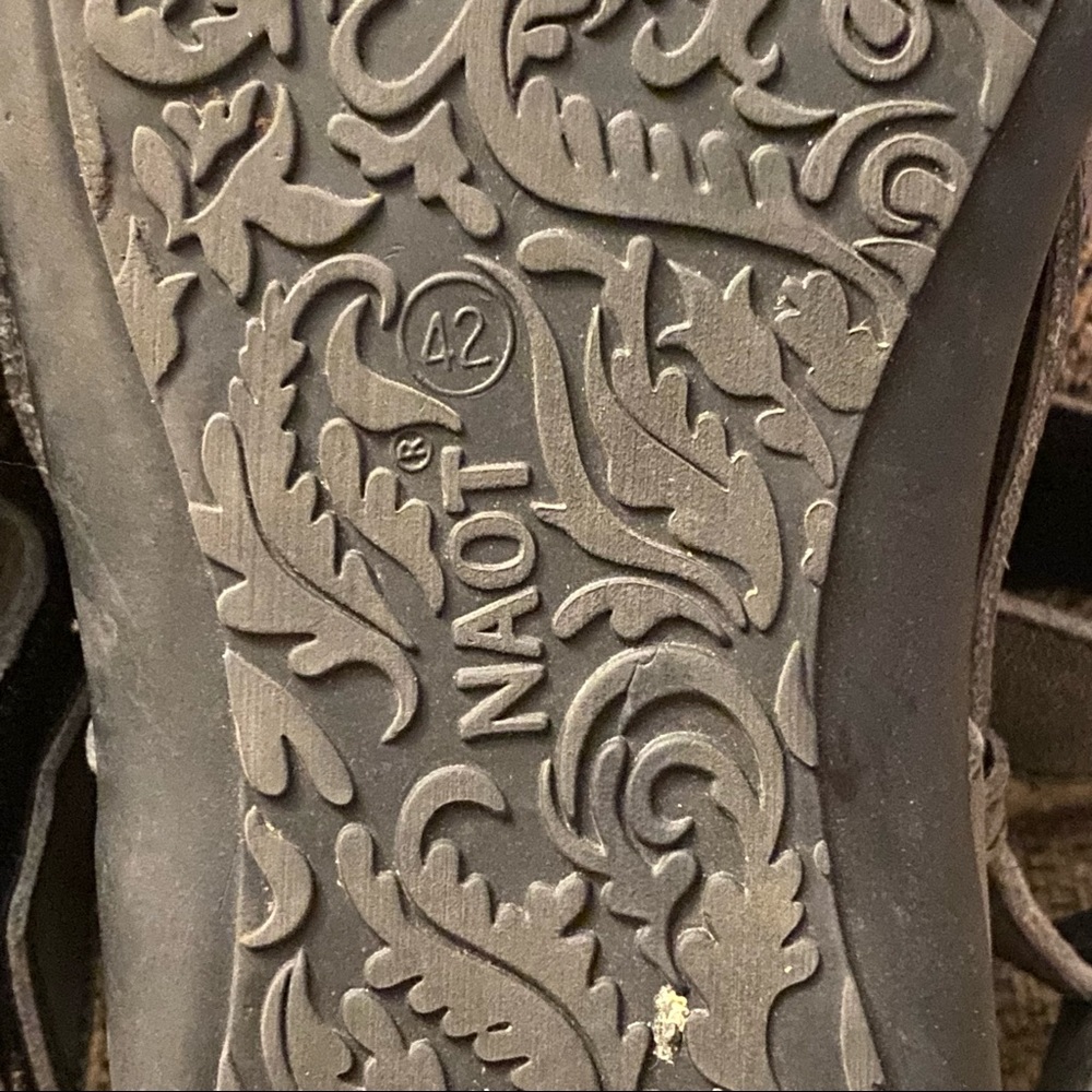 Naot Womens Norah Slingback Sandals Comfort Adjustable Pewter Gray EUR 42 - Picture 7 of 11